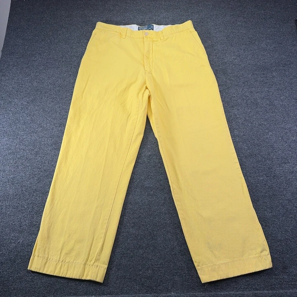 Polo by Ralph Lauren Yellow Men's Chinos